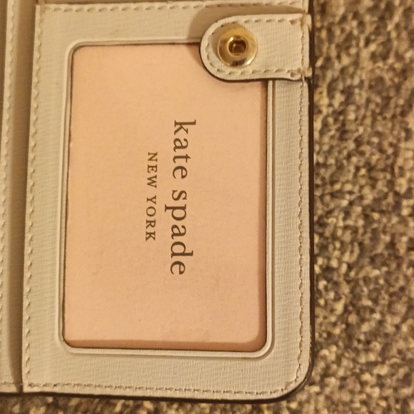 Kate spade slim bifold wallet Darcy black leather - Picture 5 of 10